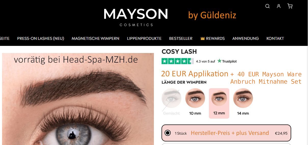 Mayson Eye Lashes - Meinerzhagen